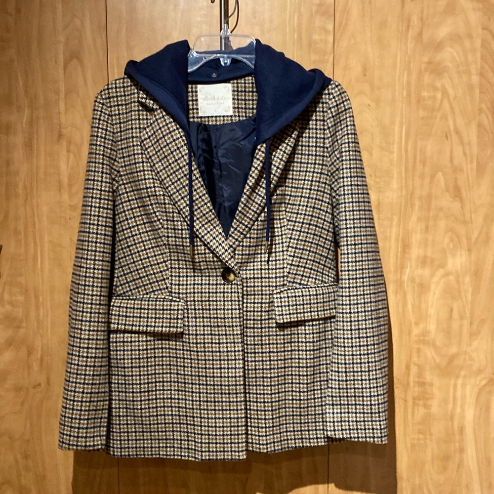 NWT altar’d state Blazer with detachable hood Sz S